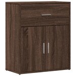 vidaXL Buffet chêne marron 60x31x70 cm bois d'ingénierie