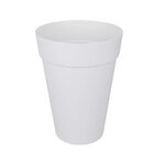 Pot de fleur Plastique Rond Loft Urban Blanc Ø 34 x 45 6 cm 23 l