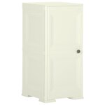 vidaXL Armoire plastique 40x43x85 5 cm design bois glace à la vanille
