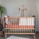 Tour de lit adaptable - 30 x 180 cm - Rouge