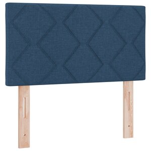 Tête de lit vidaXL Design Blocs Diamants Bleu 80 cm Tissu