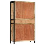 vidaXL Buffet 100 x 40 x 175 cm Bois de manguier massif