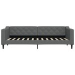 vidaXL Lit de jour avec gigogne et tiroirs sans matelas 80x200 cm