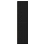 Armoire vidaXL Noire Chêne 50x50x200 cm en Bois d'ingénierie