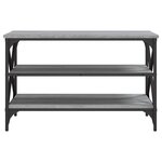 vidaXL Meuble TV Sonoma gris 80x40x50 cm Bois d'ingénierie