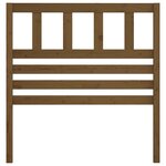 vidaXL Tête de lit Marron miel 81x4x100 cm Bois massif de pin