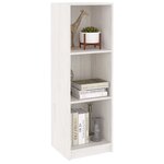 vidaXL Bibliothèque/Séparateur de pièce Blanc 36x33x110 cm Pin massif