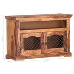 vidaXL Meuble TV 90x30x60 cm Bois solide