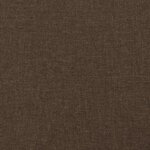 vidaXL Cadre de lit sans matelas marron foncé 140x200 cm tissu