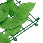 vidaXL Brise-vue de balcon avec feuilles vert 600x75 cm