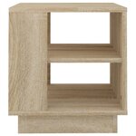 vidaXL Table basse chêne sonoma 40x40x43 cm bois d'ingénierie