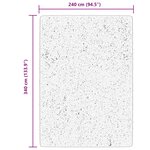 vidaXL Tapis ARBIZU intérieur extérieur design vintage 240x340 cm