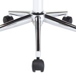 vidaXL Chaises pivotantes à manger lot de 2 crème similicuir
