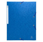 Chemise à élastique Scotten, carton, A4, bleu EXACOMPTA