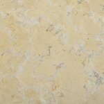 vidaXL Dessus de table Crème Ø40x2 5 cm Marbre