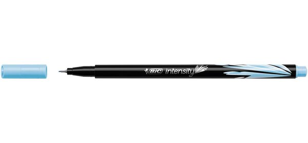 Stylo Feutre Fineliner Intensity Pte Baguée métal Fine 0,4mm Turquoise BIC