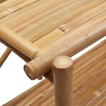 vidaXL Étagère à 3 niveaux 100x40x90 cm bambou