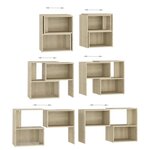 vidaXL Meuble TV Chêne sonoma 104x30x52 cm Bois d'ingénierie