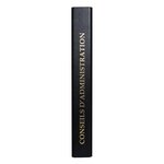 Reliure Registre Économique 32x26cm 4 Anneaux - Conseils D'administration - Noir - X 6 - Exacompta