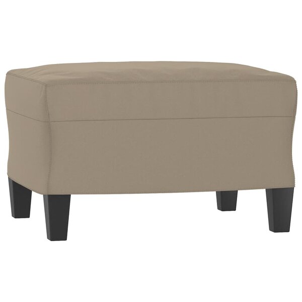 vidaXL Repose-pied Taupe 60x50x41 cm Tissu microfibre