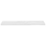 vidaXL Étagère murale flottante 4Pièces Blanc brillant 120x23 5x3 8cm MDF