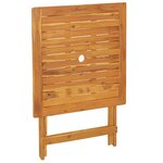 vidaXL Ensemble de bistro 3 Pièces beige polypropylène et bois massif