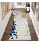 Tapis d'intérieur Feuille 120 x 180 cm - Blanc