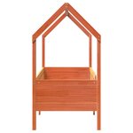 vidaXL Cadre de lit d'enfants forme de maison 70x140cm bois pin massif
