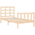 vidaXL Cadre de lit sans matelas 100x200 cm bois massif de pin