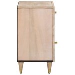 vidaXL Table de chevet 50x33x60 cm bois de manguier massif