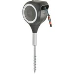 GARDENA Dévidoir automatique sur pic RollUp S 15 m liseret blanc