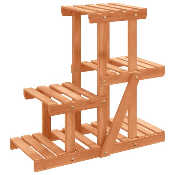 vidaXL Support à fleurs 58x25x51 cm bois massif de sapin