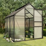 vidaXL Serre Anthracite Aluminium 3 61 m²