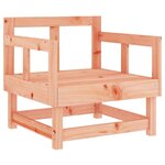 vidaXL Chaises de jardin avec coussins lot de 2 bois massif douglas