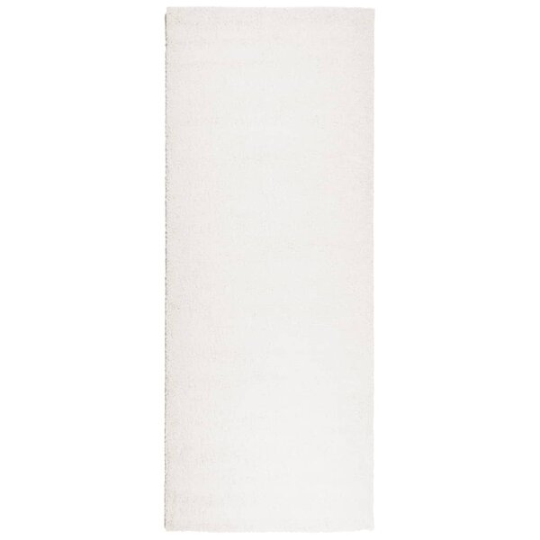 vidaXL Tapis shaggy PAMPLONA poils longs moderne crème 80x200 cm