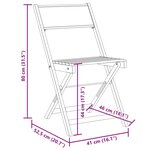 vidaXL Ensemble de bistro 3 Pièces beige tissu et bois massif