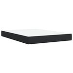 vidaXL Sommier à lattes de lit avec matelas Noir 160x200 cm