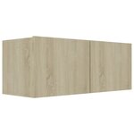 vidaXL Ensemble de meubles TV 8 Pièces Chêne sonoma Bois d'ingénierie