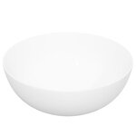 vidaXL Lavabo blanc 36x15 cm céramique rond