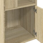 vidaXL Bibliothèque chêne sonoma 40x36x189 cm bois d'ingénierie