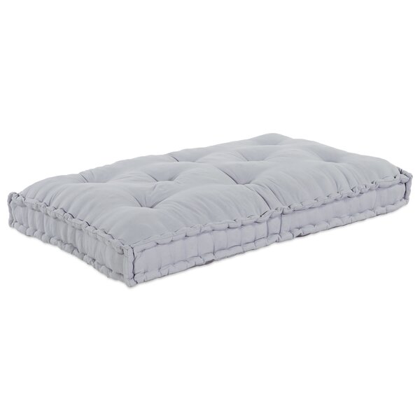 Coussin canapé palette vidaXL en tissu gris