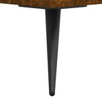 vidaXL Buffet haut Chêne fumé 69 5x34x180 cm Bois d'ingénierie