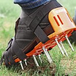GRÜNTEK Chaussures d'aérateur de pelouse