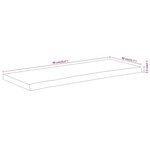 vidaXL Dessus de table 90x40x2 5 cm rectangulaire bois massif acacia