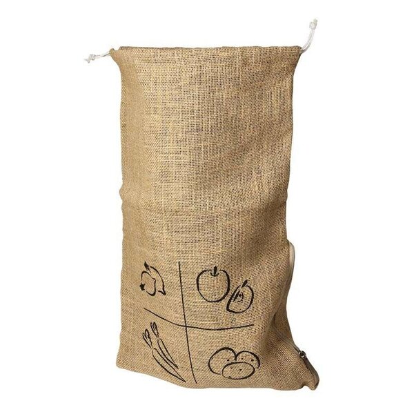 3 sacs en jute 50 x 30 cm