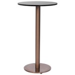 vidaXL Pied de table de bistro Doré Ø45x107 cm Acier inoxydable