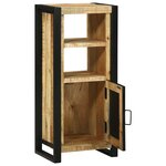 vidaXL Cabinet de salle de bain 40x30x90 cm Bois Massif Brut en Manguier