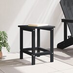 vidaXL Table d'appoint Adirondack Noir 38x38x45 cm HDPE