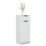vidaXL Armoire de salle de bain blanc 32x34x90 cm bois d'ingénierie