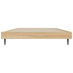 vidaXL Cadre de lit sans matelas chêne sonoma 90x190 cm